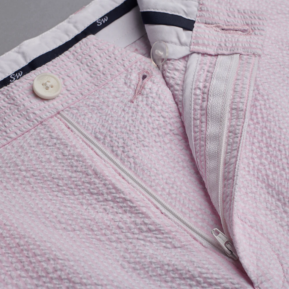 Seersucker Shorts - Pink - Image 6