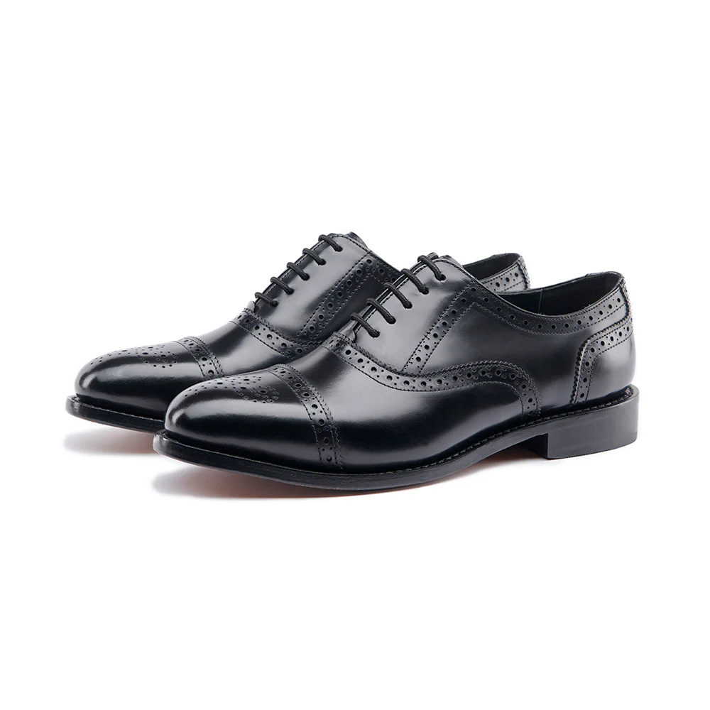 Semi-brogue - Black - Image 5