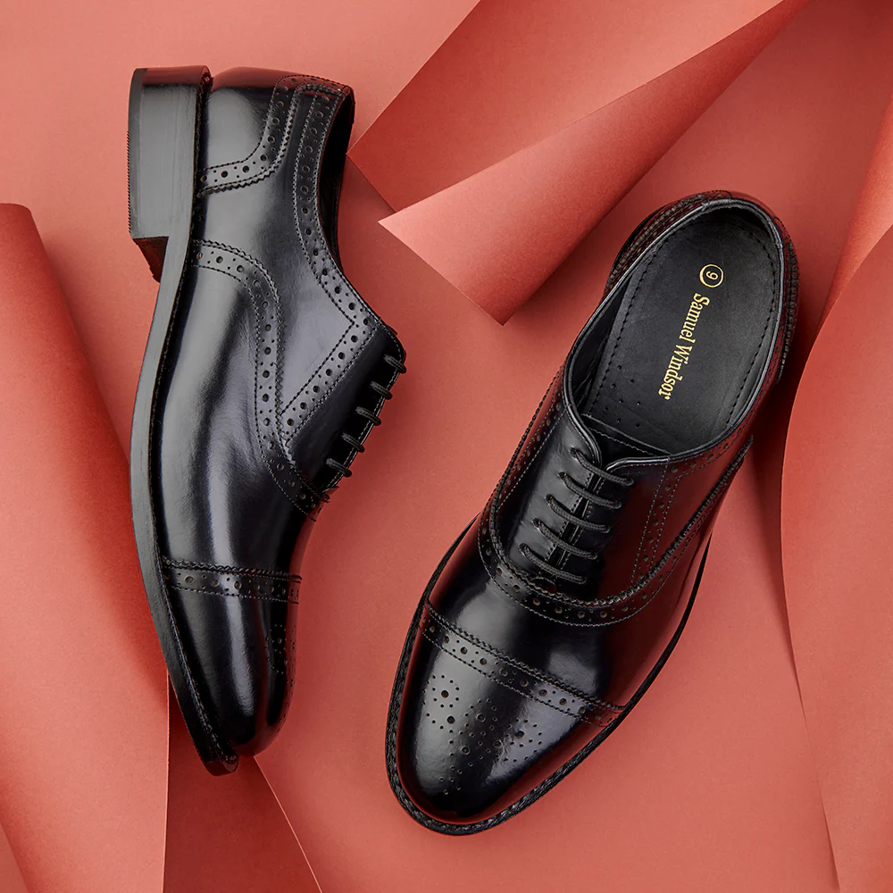 Semi-brogue - Black - Image 7