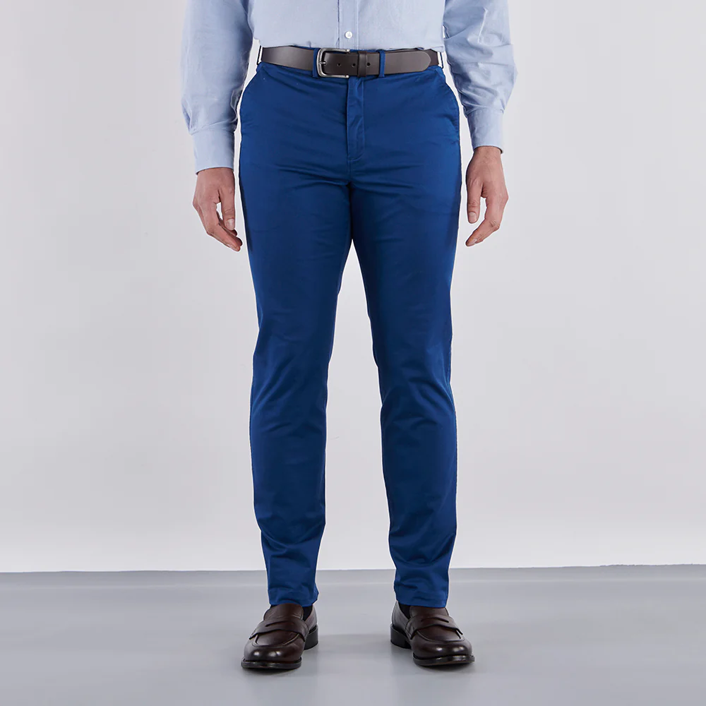 Slim Fit Chino - French Blue - Image 4