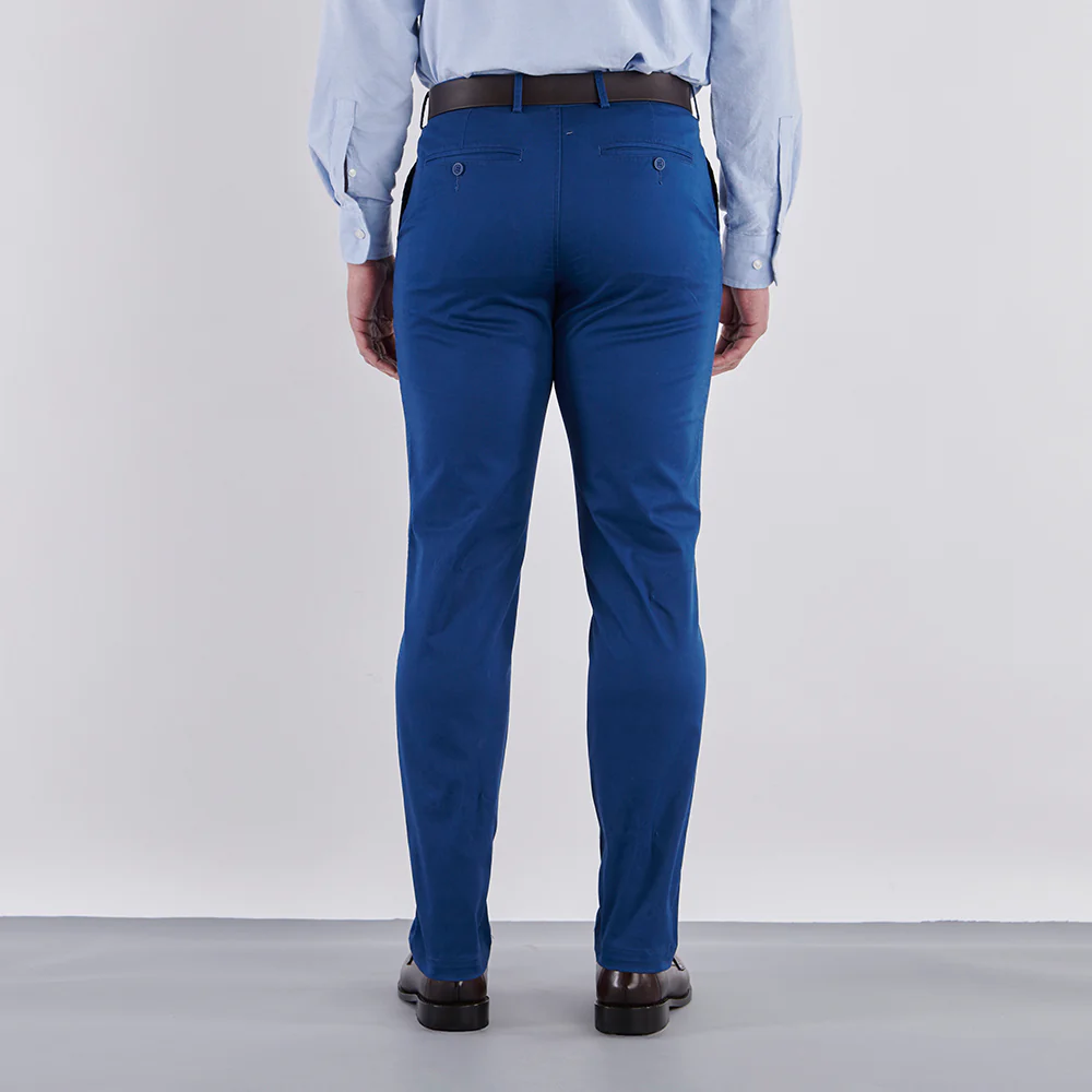 Slim Fit Chino - French Blue - Image 5