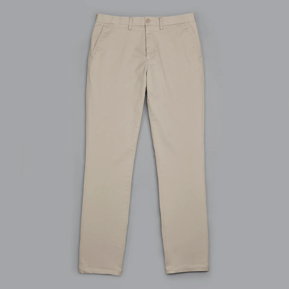 Slim Fit Chinos - Khaki - Image 8