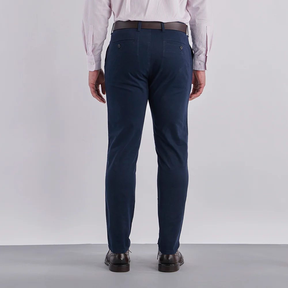 Slim Fit Chinos - Navy - Image 5