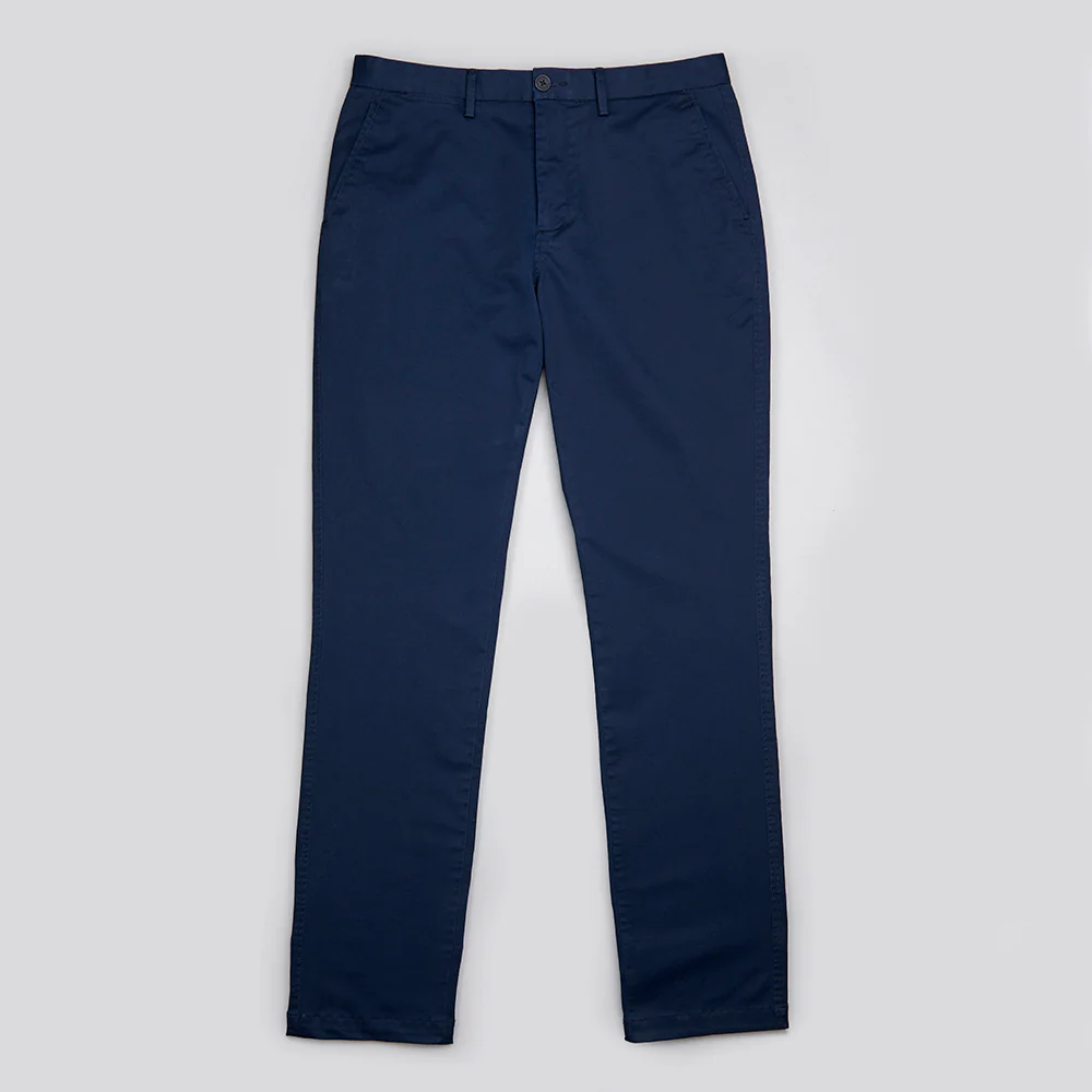 Slim Fit Chinos - Navy - Image 9