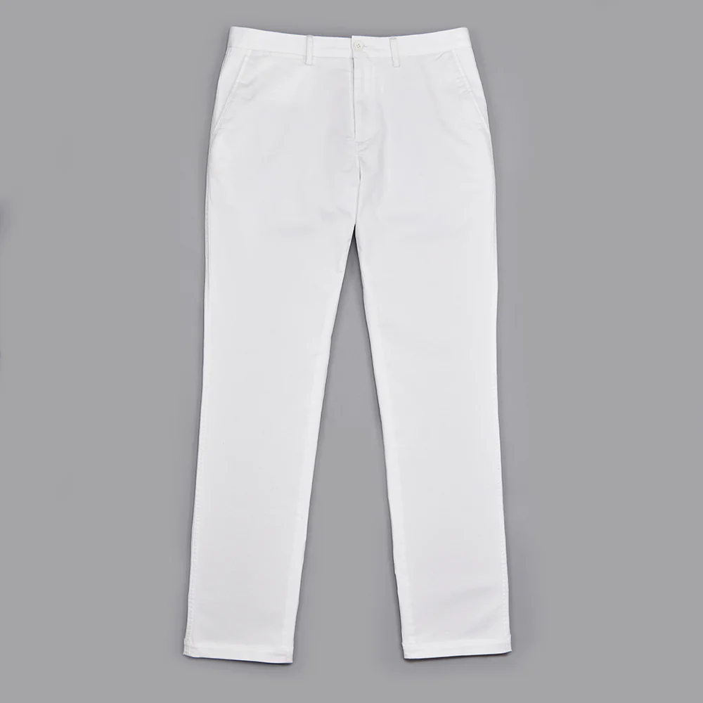 Slim Fit Chinos - White - Image 8