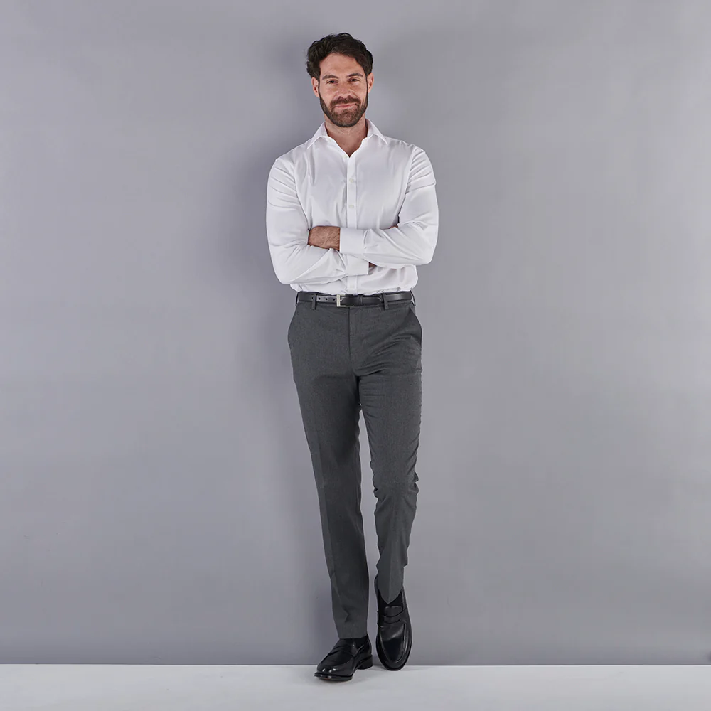 Tailored Trousers - Grey - Image 2