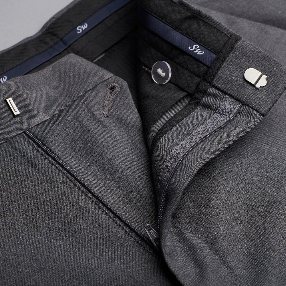 Tailored Trousers - Grey - Image 8