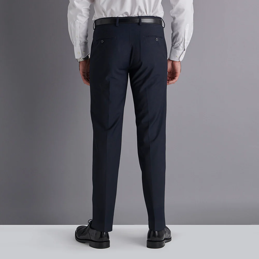 Tailored Trousers - Navy - Image 3