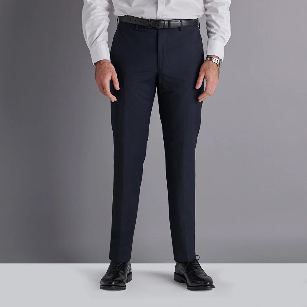 Tailored Trousers - Navy - Image 4