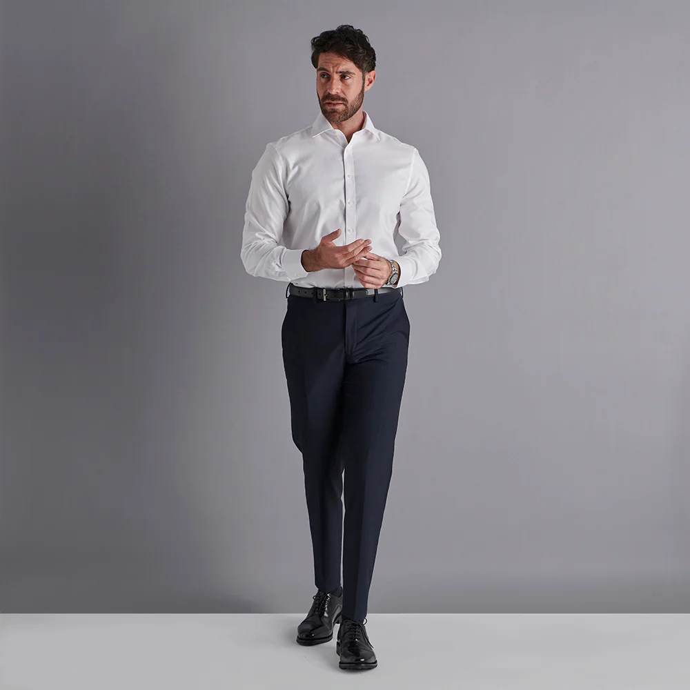 Tailored Trousers - Navy - Image 8