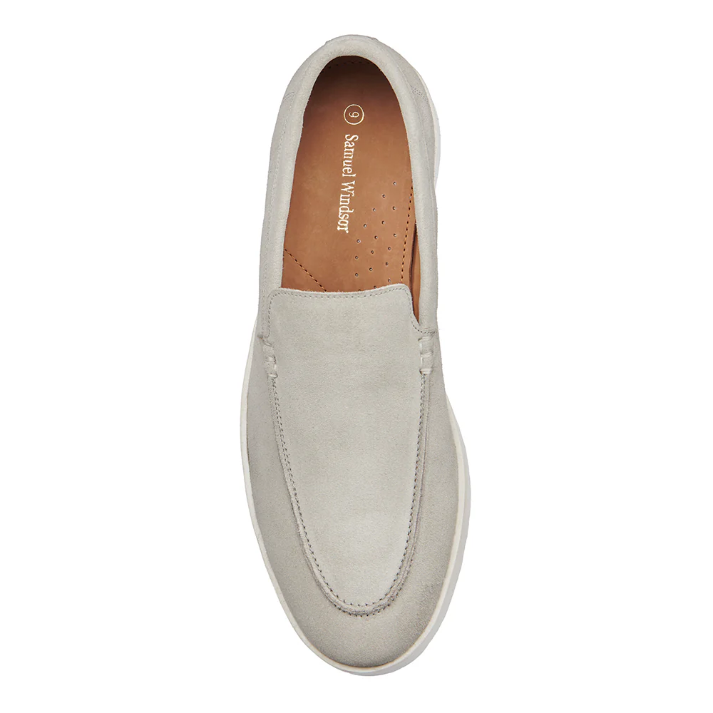 Suede Loafer - Pumice - Image 3
