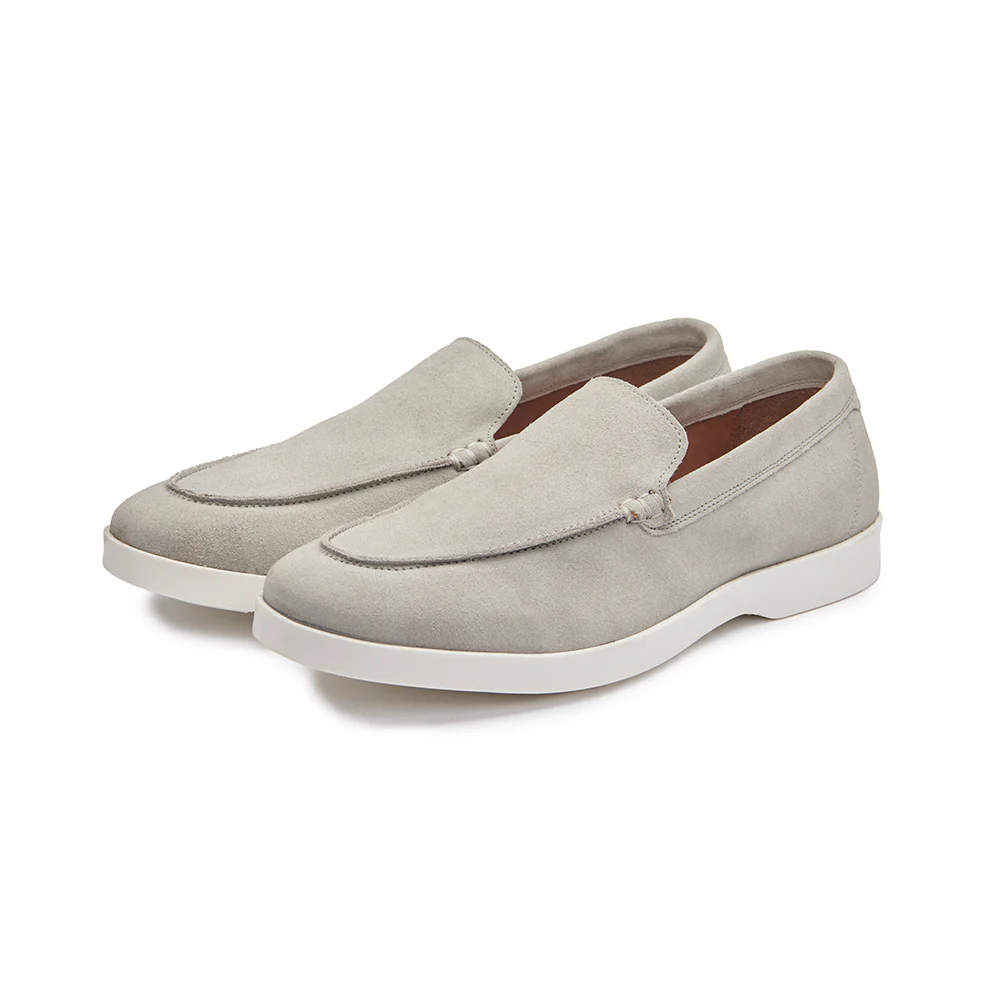 Suede Loafer - Pumice - Image 4