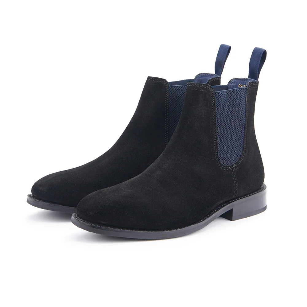 Vanguard Chelsea Boot - Black Suede - Image 4