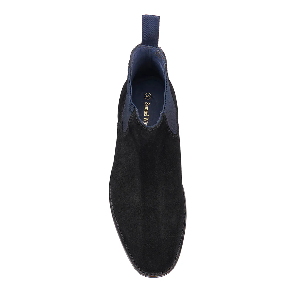 Vanguard Chelsea Boot - Black Suede - Image 5
